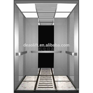 Office building passenger elevator with machine room